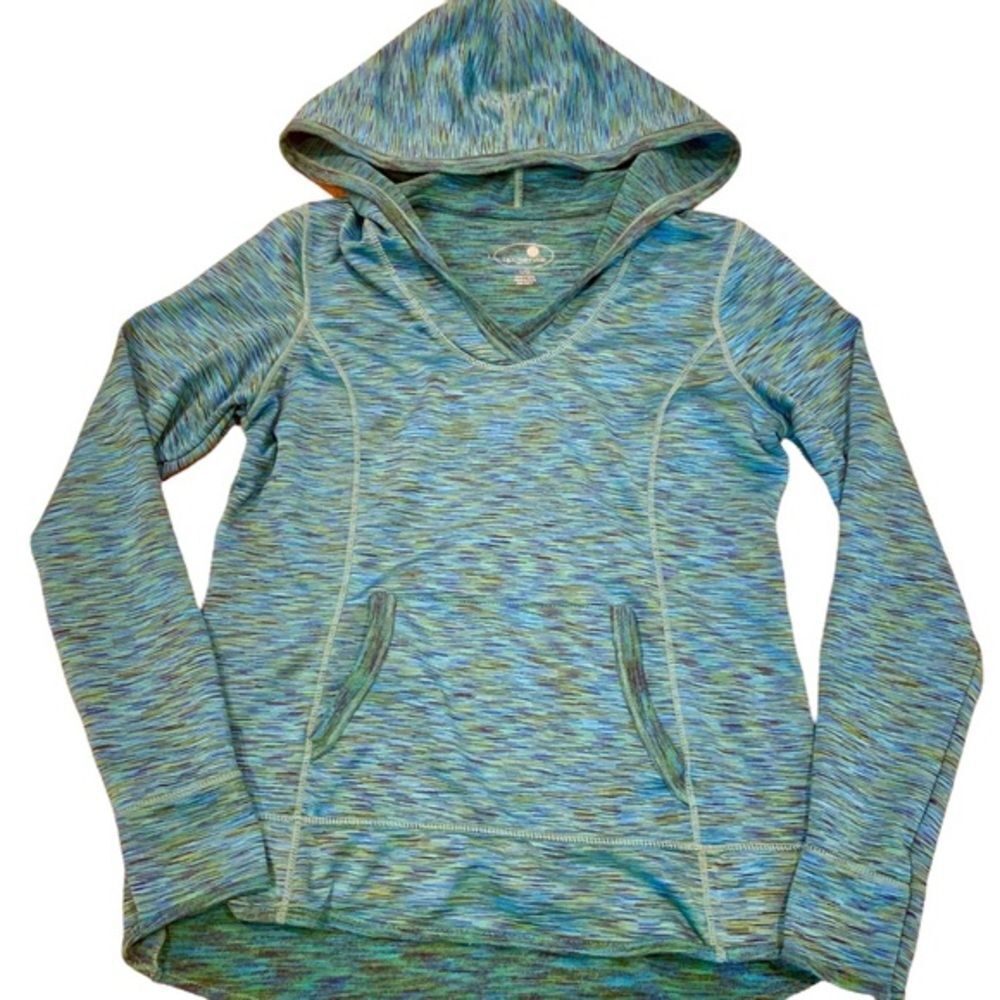 Tangerine Green Fleece Hoodie M
